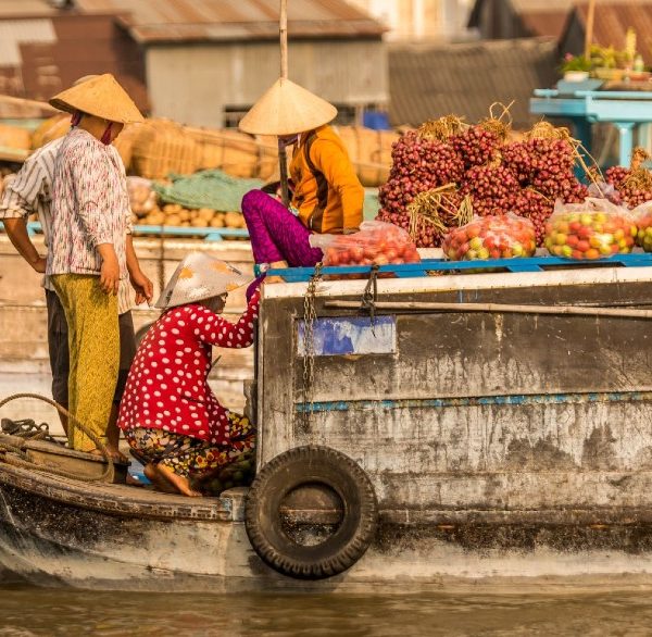 Floating-Market bateau - Xplore Vietnam