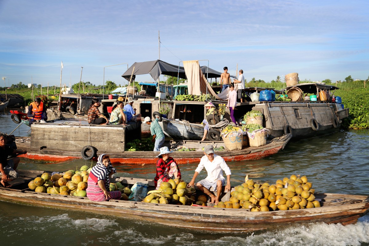 Marché Flottant - plus beaux sites du Vietnam